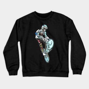 bmx race old school Crewneck Sweatshirt